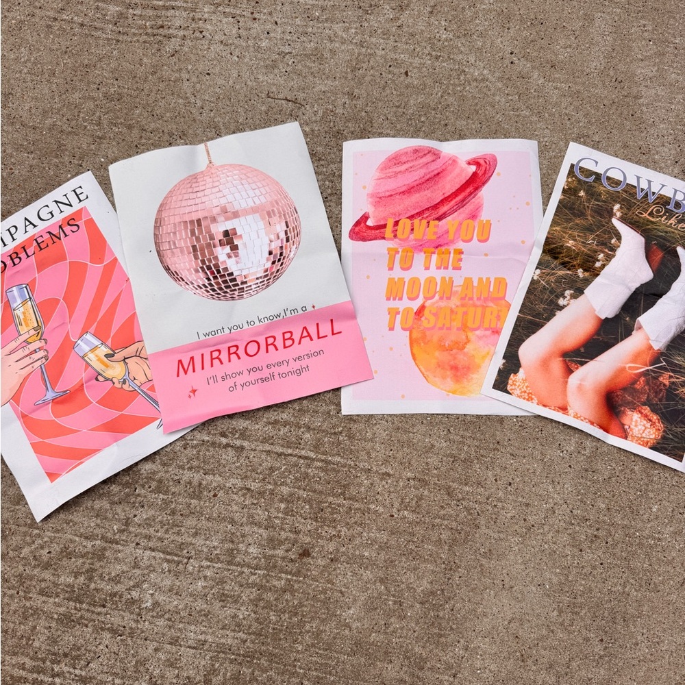 Taylor Swift Vibrant Disco and Love Art Print Set